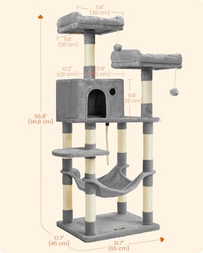 Cat Tree 55.8 (Light Gray)