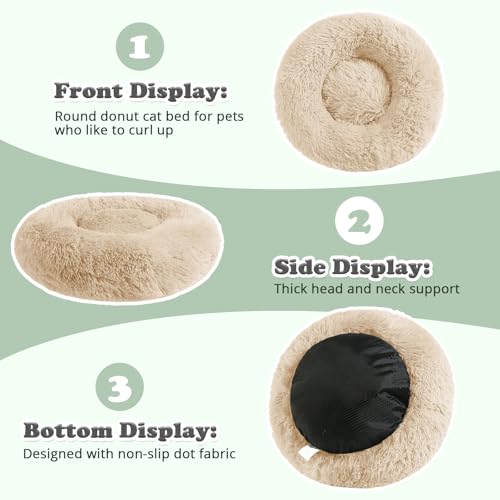 Dog & Cat Bed (20" / Off - White)