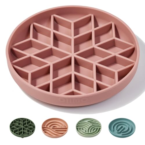 Slow Feeder Dog Bowl (Coral)