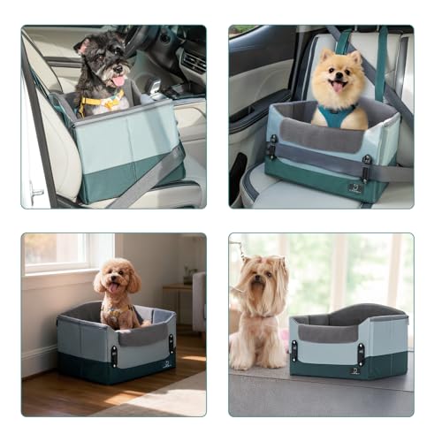 Dog Booster Car Seat (Green / Small)