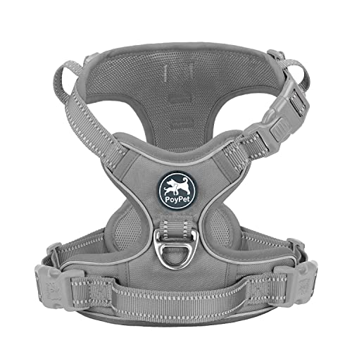 No Pull Dog Harness (XL / Grey(Matching Trim))