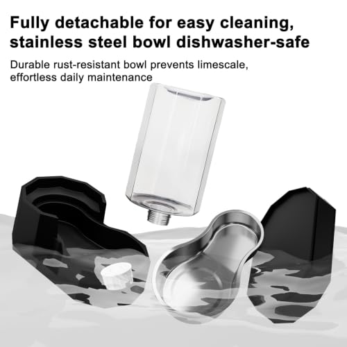 7L Raised Dog Water Dispenser (Black / 7L Raised)