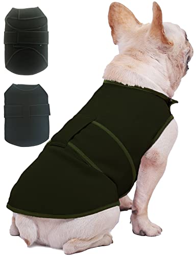 Dog Anxiety Vest Calming Jacket for Small Medium Large Dogs (Darkgreen / Large)