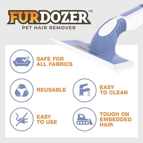 FurDozer Pet Hair Remover & Auto Detailing Tools (Purple / (3 Pack) - X6, X3 PRO, X3 MINI)