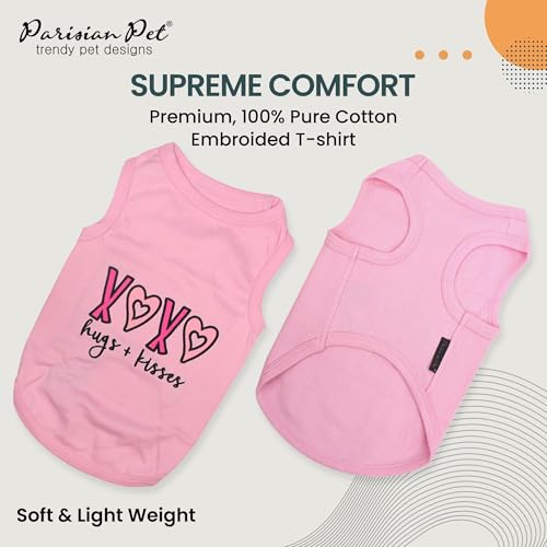 Dog Shirt 100% Cotton Shirts for Small Dogs (XXS)