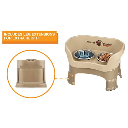 Neater Feeder Deluxe Mess (Medium + Slow Feed Bowl Combo / Cappuccino)