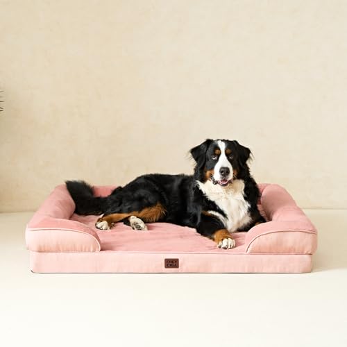 Orthopedic XXL Dog Bed (Dusty Pink / 52.0"l X 41.0"w X 8.0"th)