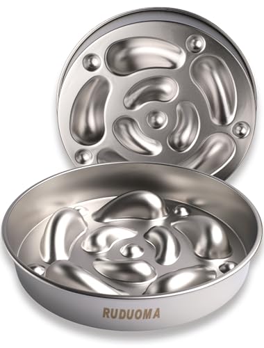 Stainless Steel Slow Feeder Dog Bowls