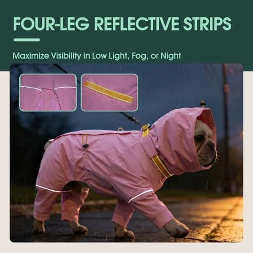 Kouser Waterproof Full (Pink / X-Small(Back Length:9.84"))