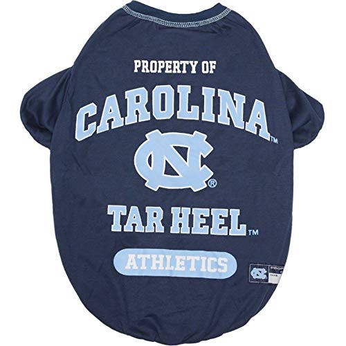 Collegiate NORTH CAROLINA TAR HEELS Dog T (North Carolina Tar Heels / Small)