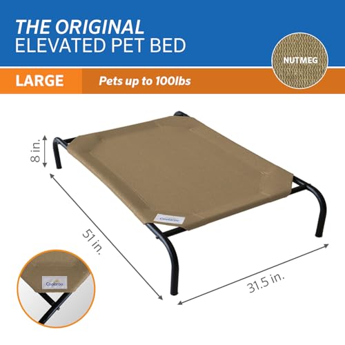 Original Elevated Dog Bed (Large Dog Bed / Nutmeg)