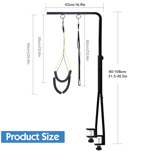 Adjustable Dog Grooming Arm with Heavy (Style 2 / X‑Large)