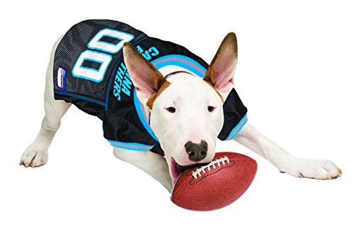 NFL CAR-4006-SM CAROLINA PANTHERS DOG Jersey, Small (Carolina Panthers / Small)
