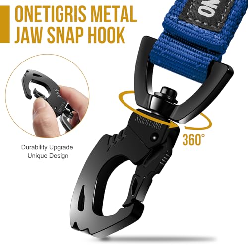 Short Traffic Tab Leash for Small Medium Large Dogs (S / Blue)