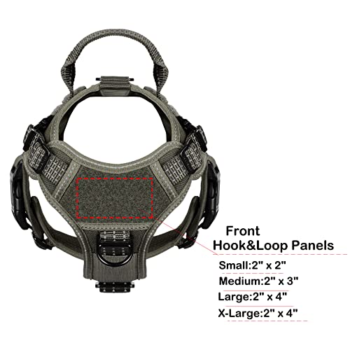 Tactical Dog Harness for Small Dogs (Small (Pack of 1) / Green)