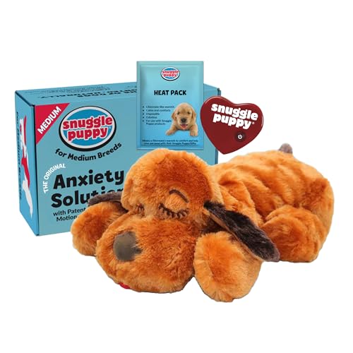 Snuggle Puppy Heartbeat Toy (Brown / 1 Count (Pack of 1))