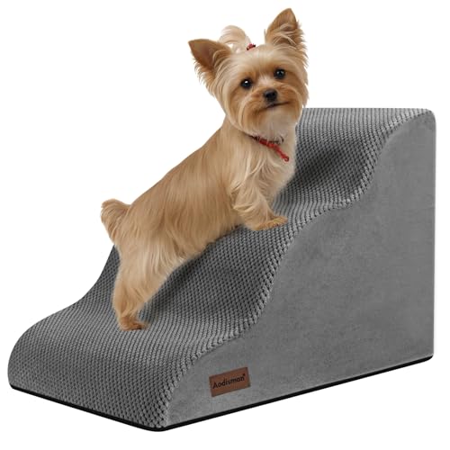 Dog Stairs for Small Dogs (Grey)