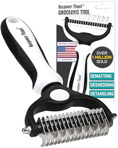 Pet Grooming Brush (White / Large)