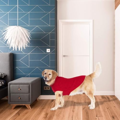 Dog Sweater for Medium Large Dogs (Red / Medium/Large)