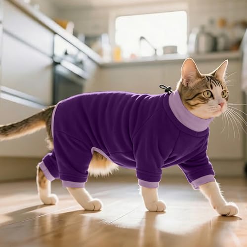 Cat Hair Sticky Shirt (Medium / Purple)