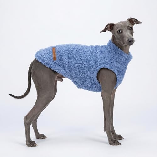 2 Pack Striped Fleece Dog Sweater (XX-Large / Sky Blue-Olive Green)