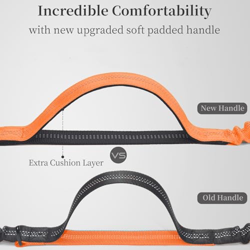 Retractable Hands Free Dog Leash (Orange / Medium/Large)