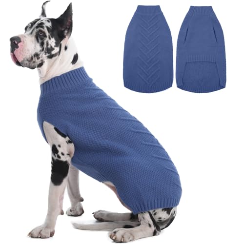 Great Dane Sweater (XXXXX-Large(Chest:43.3 in) / Blue)