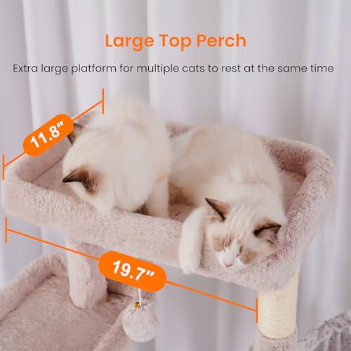 Cat Tree 68 inch Multi (Rosy Brown / 68 inch)