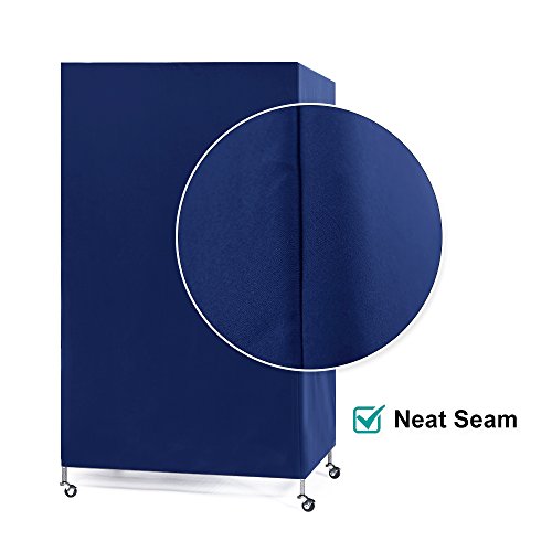 Pets Product Universal Birdcage Cover Blackout & Breathable Birdcage Cover for Pets' Good Night (35.0"L x 25.0"W x 47.0"H / Blue)
