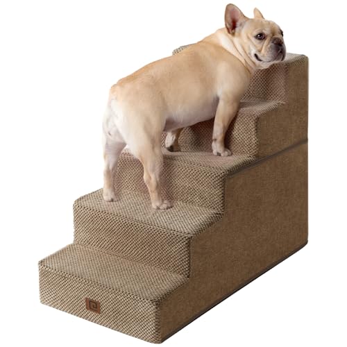 Dog Stairs for High Bed 22.5" H (Camel / Standard 15.7" x 30" x 22.5")