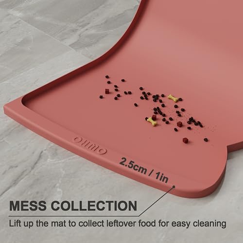 Large Dog Food Mat (24"L x 15"W / Erythrinus)