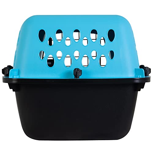 Pet Porter Fashion Dog Kennel 19in (19.0"L x 12.5"W x 10.0"H / Bright Blue)