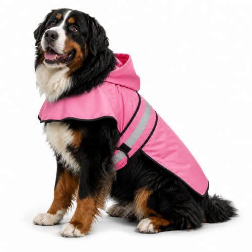 Dogg Toggs Raincoat (Pink / X-Large)