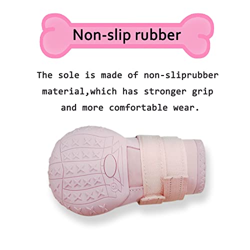 Dog Shoes for Hot Pavement (Size 2 / Pink)