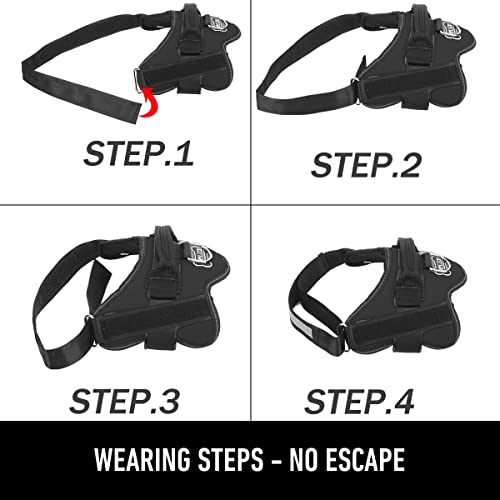 Dog Harness No (X-Large (Pack of 1) / Black)
