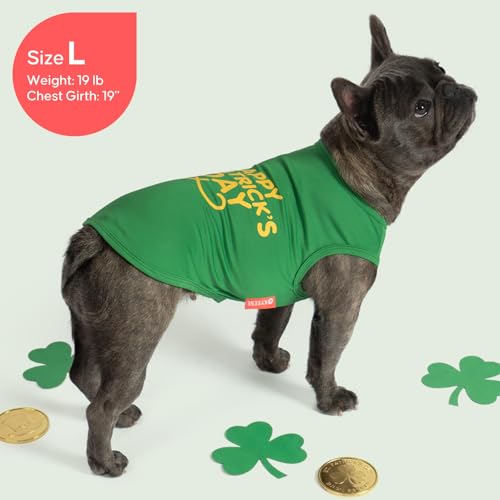 2Pack St. Patrick's Day Dog Shirt (X-Large (18-24lbs) / 7# 2Pack (St. Patrick's Day))