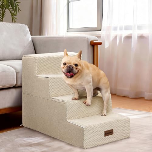 Dog Steps for Bed or Couch (Beige)
