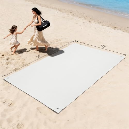 100% Blackout Travel Curtains White 50W x 78L (Ivory White / 50"W x 78"H)