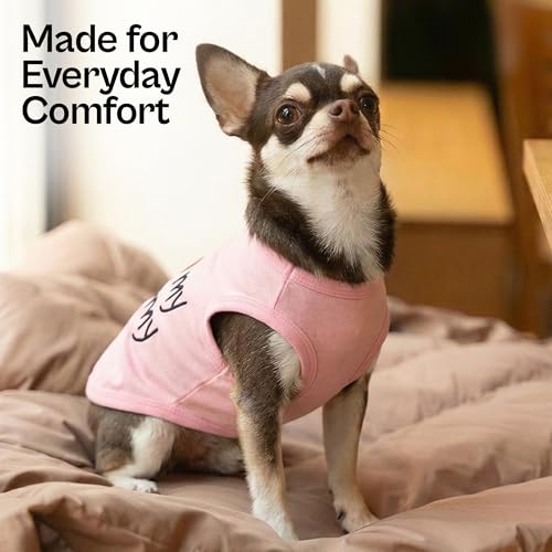 I Love My Mommy Dog Shirt 100% Cotton Shirts for Large Dogs (Large (12-18lbs))