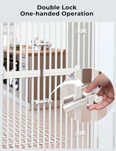 Extra Tall Cat Gate for Doorway (74.8"-90.5" H x 30.3"-47.2" W)