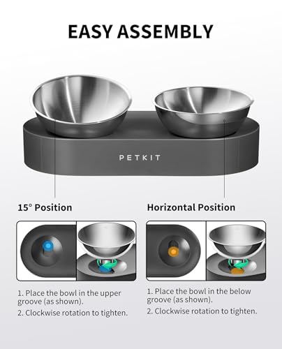 304 Stainless Steel Elevated Cat Bowls&Dog Bowls