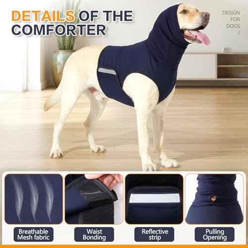 Dog Anxiety Vest (Blue / XXX-Large)