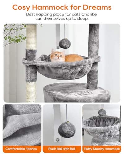 Small Cat Tree for Indoor Cats (29.6" / Grey)