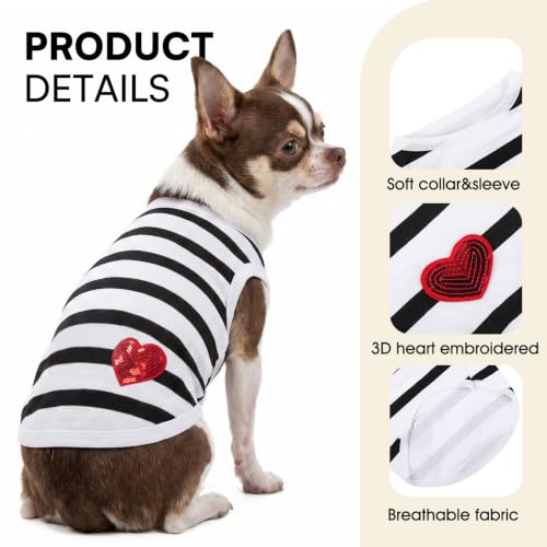 Dog Shirts for Medium Dogs (White-Vest / Medium)