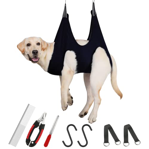 Dog Grooming Hammock for Trim Nail (XL（Weight：80-120LB）)