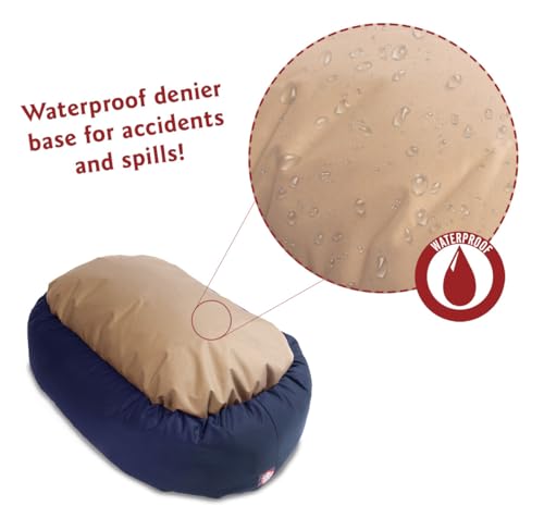 Bagel Calming Dog Bed (Blue)