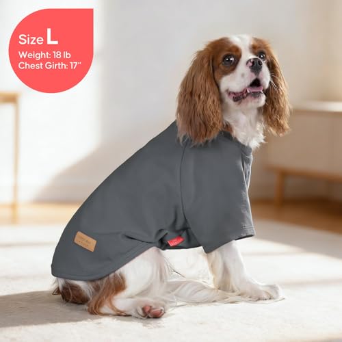 2Pack Dog Sweater with Sleeves Fleece Shirt for Small Dogs (Small (4-8lbs) / 05# 2Pack Grey)