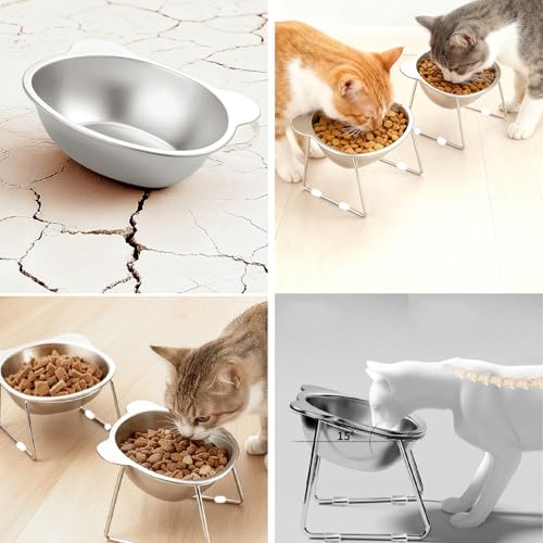 3 Pack 15° Tilted Cat & Dog Bowls (3 Pack)