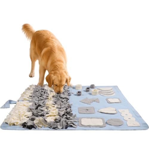 Snuffle Mat for Dogs (Blue / Large 38x38 inch)
