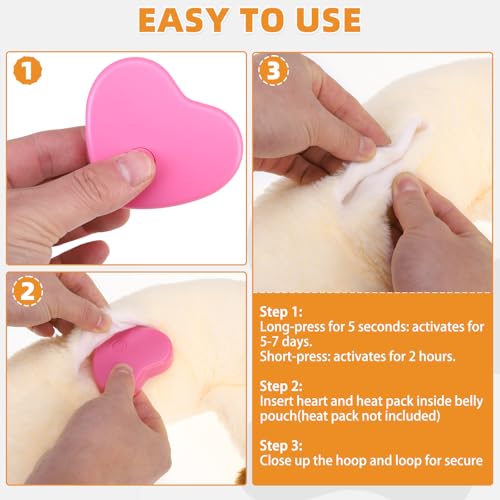 Heartbeat Puppy Toy for Dogs (cream-coloured)